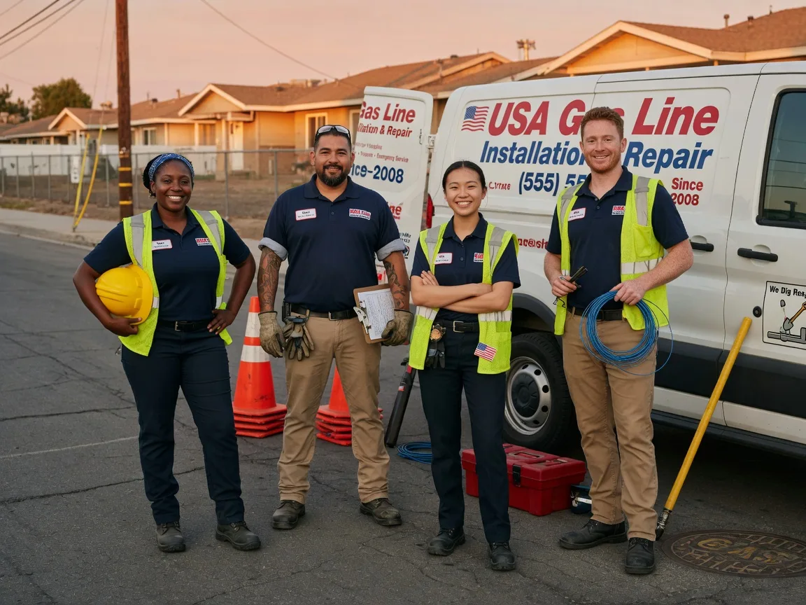 Gas Line Installation company in Caspar, CA